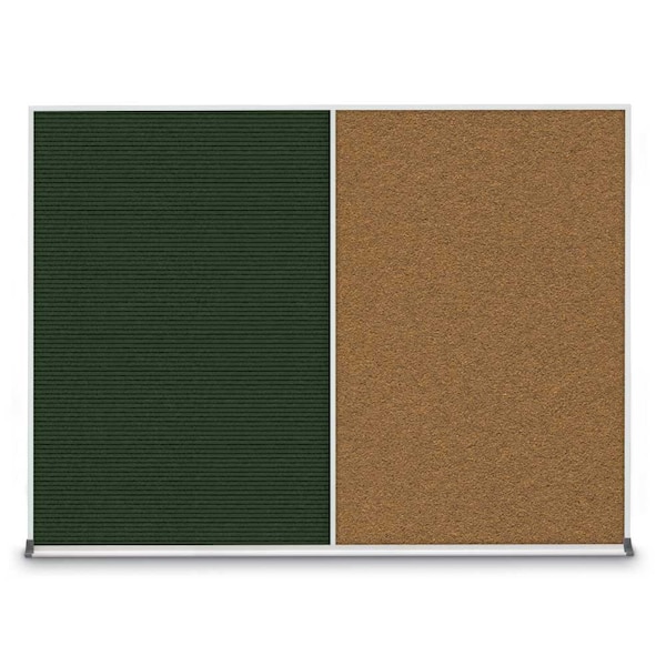 Triple Door Radius Plus Corkboard, 96" x